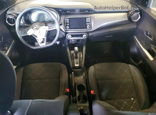 3N1CP5CU3KL498353 2019 NISSAN KICKS Gray Dashboard view