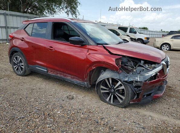 3N1CP5CU3KL512171 2019 NISSAN KICKS Темно-бордовый Передняя правая четверть