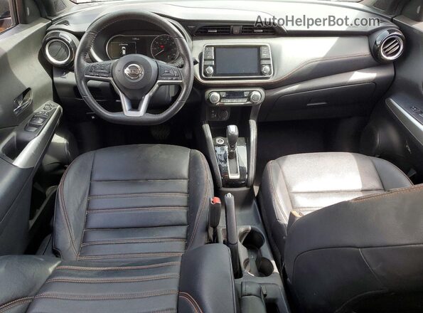 3N1CP5CU3KL512171 2019 NISSAN KICKS Темно-бордовый Вид панели приборов