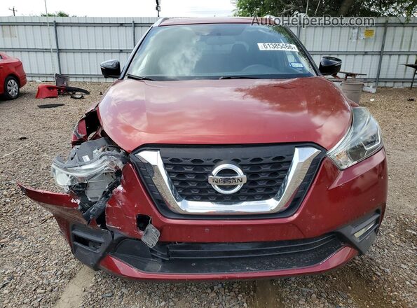 3N1CP5CU3KL512171 2019 NISSAN KICKS Темно-бордовый Вид спереди