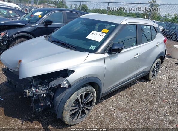 3N1CP5CU3KL534333 2019 NISSAN KICKS Gray წინა მარცხენა ხედი სამი მეოთხედიდან