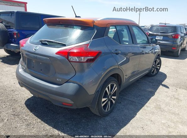 3N1CP5CU3KL562083 2019 NISSAN KICKS Серый Задняя правая четверть