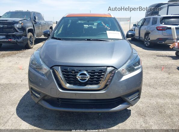 3N1CP5CU3KL562083 2019 NISSAN KICKS Серый Вид щитка приборов