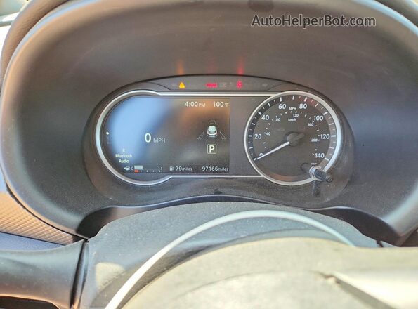 3N1CP5CU4JL517149 2018 NISSAN KICKS Black Вид щитка приладів