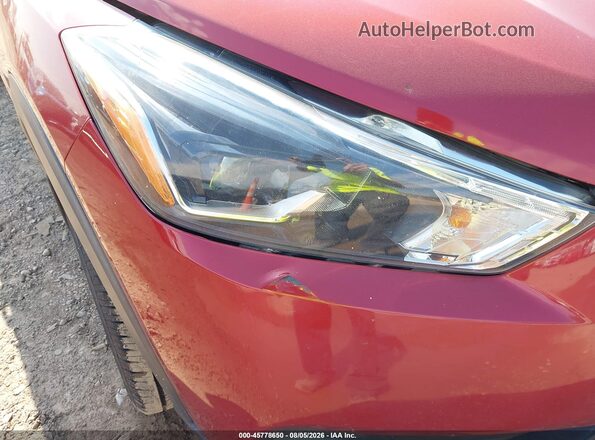 3N1CP5CU5JL514213 2018 NISSAN KICKS Red Front view