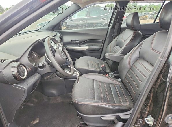 3N1CP5CU5KL491114 2019 NISSAN KICKS Black წინა სალონის ხედი