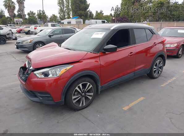 3N1CP5CU5KL505867 2019 NISSAN KICKS Maroon Przód lewy