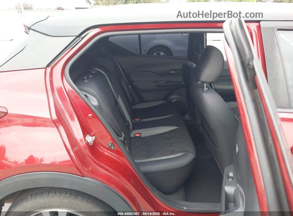 3N1CP5CU5KL505867 2019 NISSAN KICKS Maroon Widok naklejki z numerem VIN