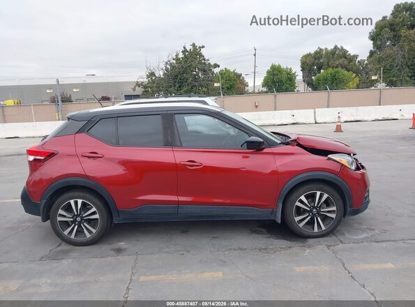 3N1CP5CU5KL505867 2019 NISSAN KICKS Maroon Widok wnętrza z tyłu