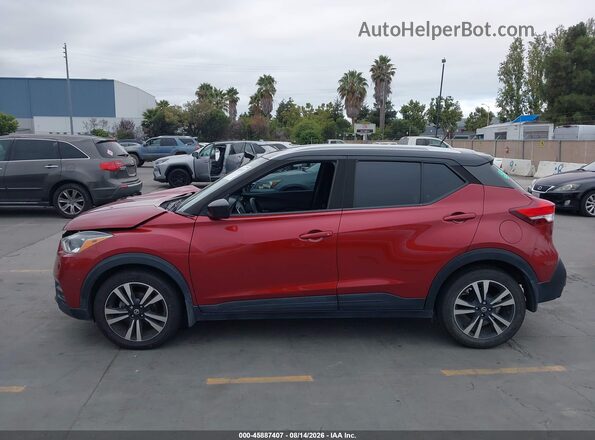 3N1CP5CU5KL505867 2019 NISSAN KICKS Maroon Widok wnętrza 360 stopni