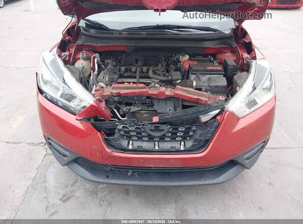 3N1CP5CU5KL505867 2019 NISSAN KICKS Maroon Widok z przodu