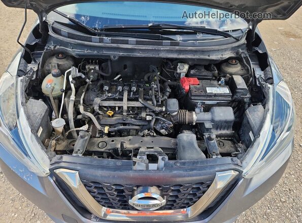 3N1CP5CU5KL553692 2019 NISSAN KICKS Gray ძრავის განყოფილების ხედი