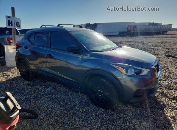 3N1CP5CU5KL556883 2019 NISSAN KICKS Угольный Передняя правая четверть