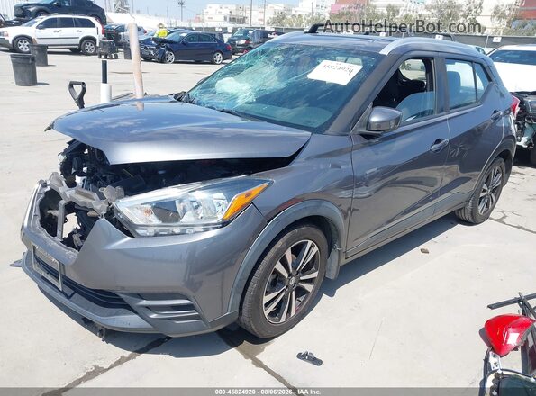 3N1CP5CU6KL518319 2019 NISSAN KICKS Gray Przód lewy