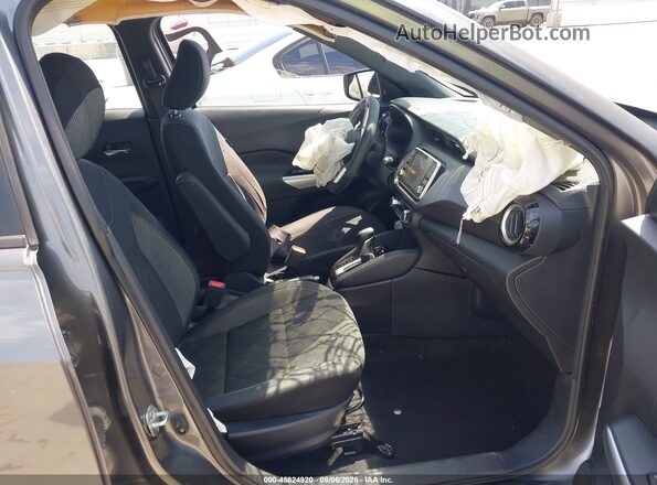 3N1CP5CU6KL518319 2019 NISSAN KICKS Gray Widok wnętrza z przodu