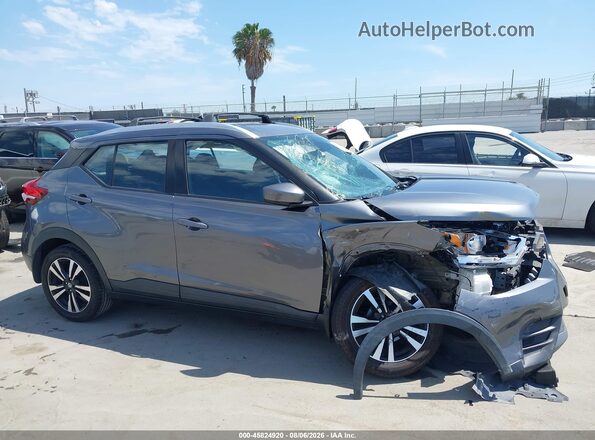3N1CP5CU6KL518319 2019 NISSAN KICKS Gray Widok zestawu wskaźników