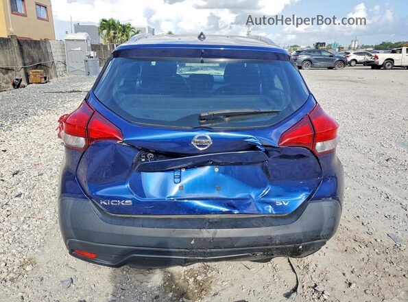3N1CP5CU6KL519504 2019 NISSAN KICKS Blue Вид ззаду