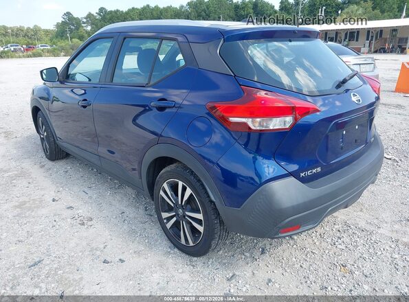 3N1CP5CU6KL552356 2019 NISSAN KICKS Blue Trasero izquierdo