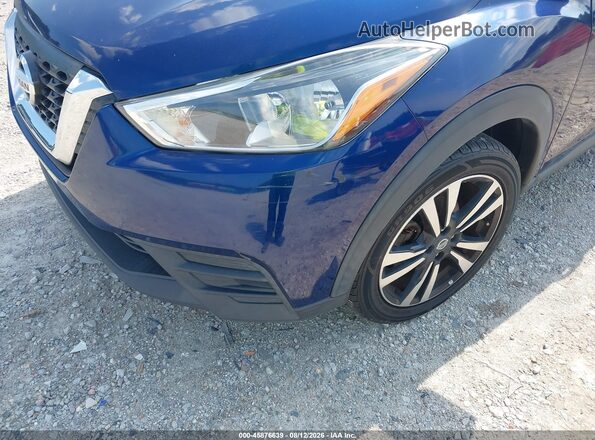 3N1CP5CU6KL552356 2019 NISSAN KICKS Blue Вид спереду
