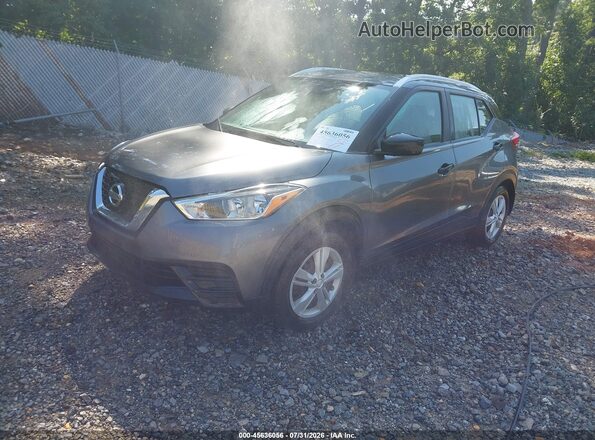 3N1CP5CU7JL515749 2018 NISSAN KICKS Gray Front left