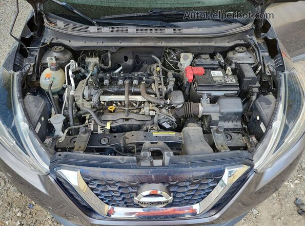 3N1CP5CU7JL537184 2018 NISSAN KICKS Charcoal ძრავის განყოფილების ხედი