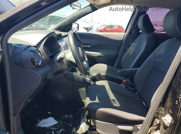 3N1CP5CU7KL497383 2019 NISSAN KICKS Черный Вид салона спереди