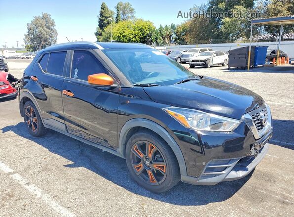 3N1CP5CU7KL497383 2019 NISSAN KICKS Черный Передняя правая четверть