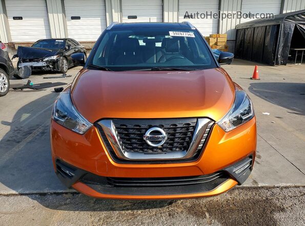 3N1CP5CU7KL518183 2019 NISSAN KICKS Orange Front view