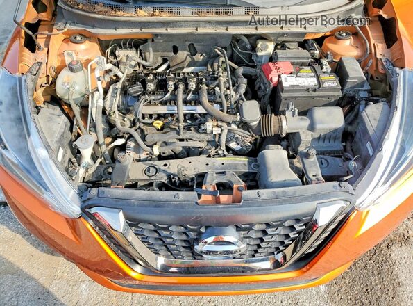3N1CP5CU7KL518183 2019 NISSAN KICKS Orange Engine compartment view