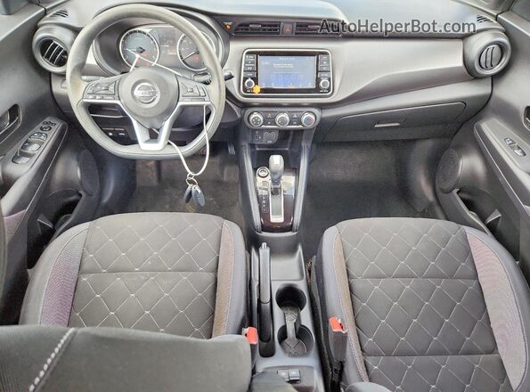 3N1CP5CU7KL520144 2019 NISSAN KICKS White Widok deski rozdzielczej