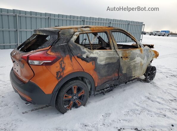 3N1CP5CU7KL527675 2019 NISSAN KICKS Оранжевый Задняя правая четверть