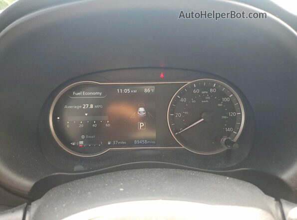 3N1CP5CU7KL527871 2019 NISSAN KICKS Серебряный Вид щитка приборов