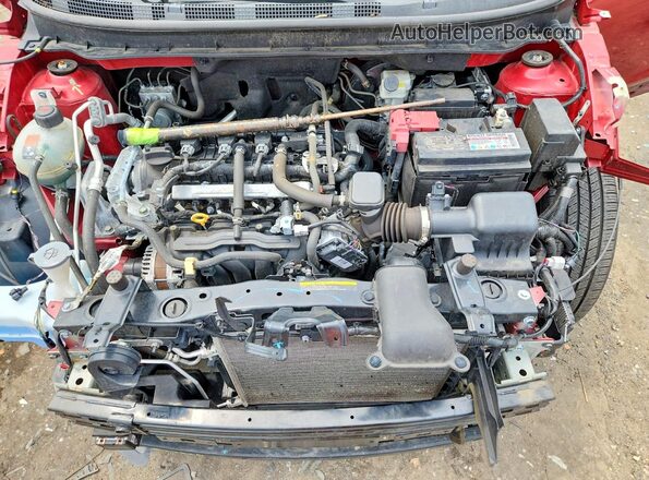 3N1CP5CU7KL558991 2019 NISSAN KICKS Red Widok wnętrza z tyłu