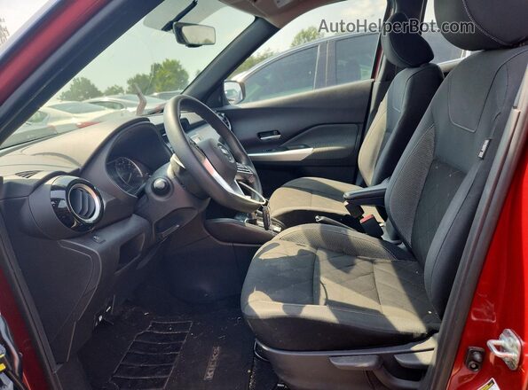 3N1CP5CU7KL558991 2019 NISSAN KICKS Red Widok wnętrza z przodu
