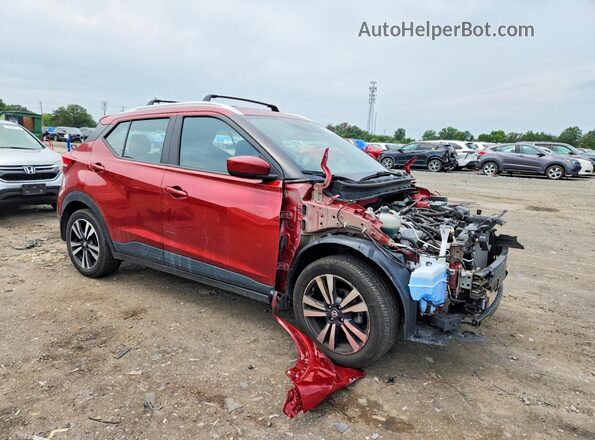 3N1CP5CU7KL558991 2019 NISSAN KICKS Red Przód prawy