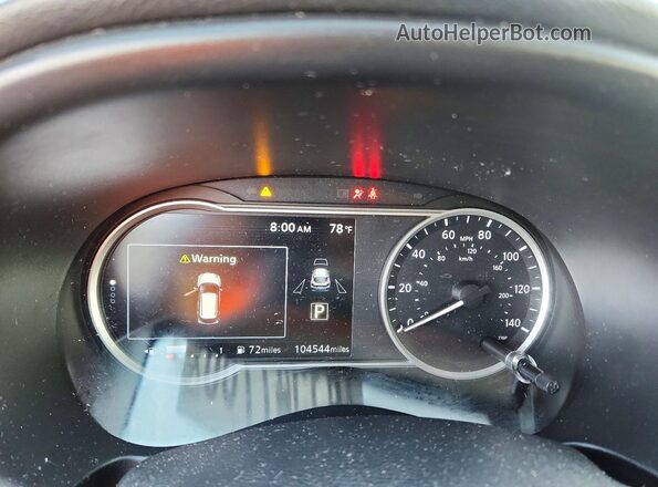 3N1CP5CU8JL522290 2018 NISSAN KICKS Черный Вид щитка приборов