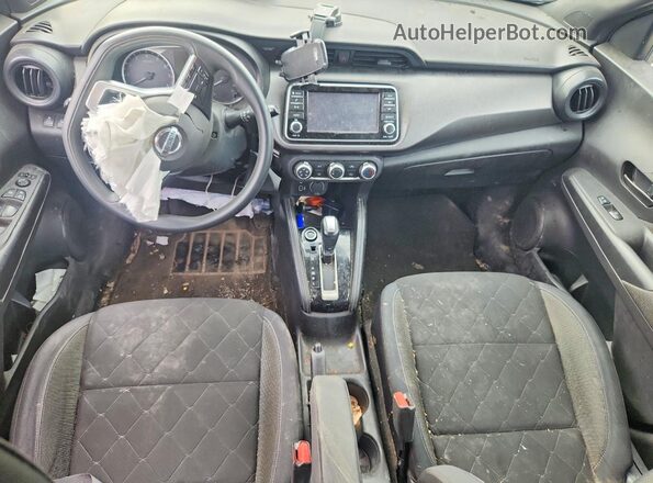 3N1CP5CU8KL534988 2019 NISSAN KICKS Gray Առջևի վահանակի տեսք
