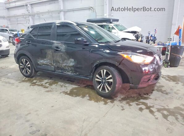 3N1CP5CU8KL551547 2019 NISSAN KICKS Черный Передняя правая четверть