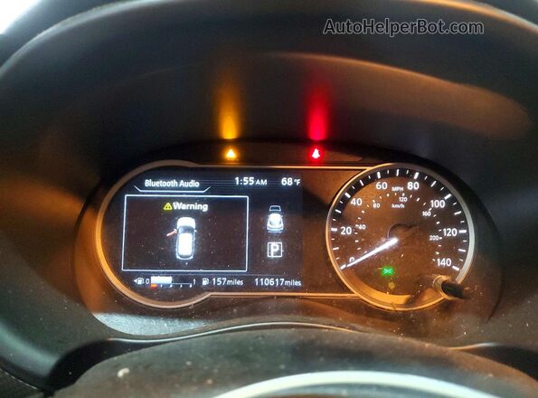 3N1CP5CU8KL551547 2019 NISSAN KICKS Черный Вид щитка приборов