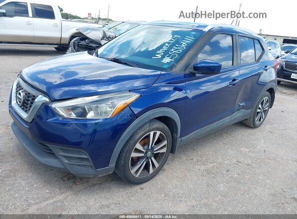 3N1CP5CU8KL557591 2019 NISSAN KICKS Blue Vista tres cuartos delantera izquierda