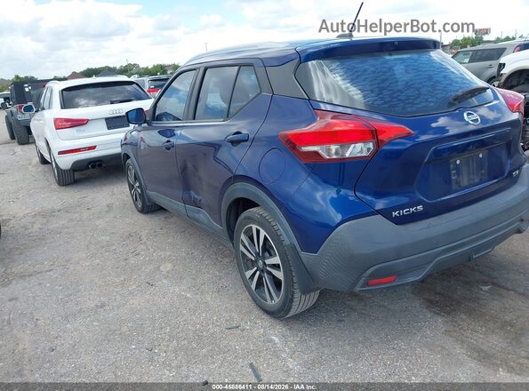 3N1CP5CU8KL557591 2019 NISSAN KICKS Blue Trasero izquierdo