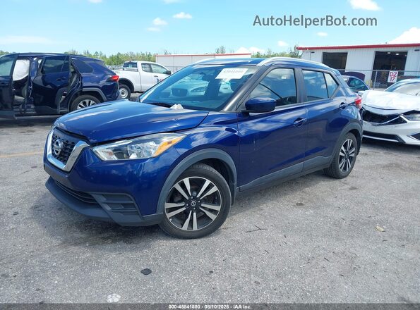 3N1CP5CU8KL560331 2019 NISSAN KICKS Blue Передня ліва чверть