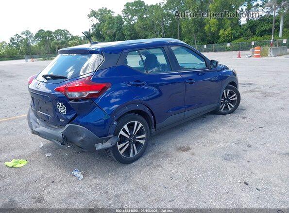 3N1CP5CU8KL560331 2019 NISSAN KICKS Blue Задня права чверть