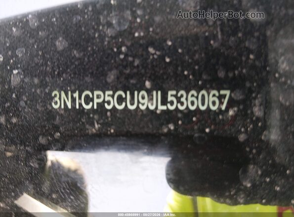 3N1CP5CU9JL536067 2018 NISSAN KICKS Black Widok komory silnika