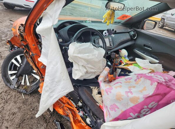 3N1CP5CU9KL478544 2019 NISSAN KICKS Orange Вид панелі приладів