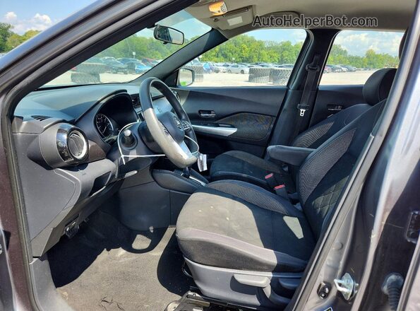 3N1CP5CU9KL505998 2019 NISSAN KICKS Gray Սալոնի դիմացի տեսք