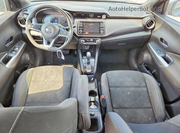 3N1CP5CU9KL505998 2019 NISSAN KICKS Gray Առջևի վահանակի տեսք