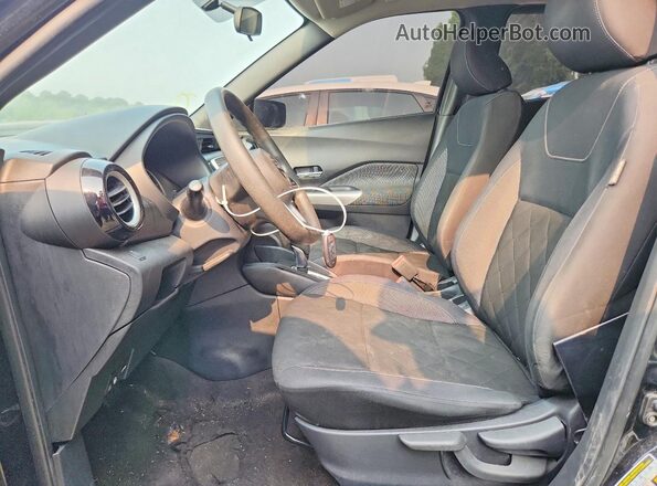 3N1CP5CU9KL557681 2019 NISSAN KICKS Black Вид салону спереду