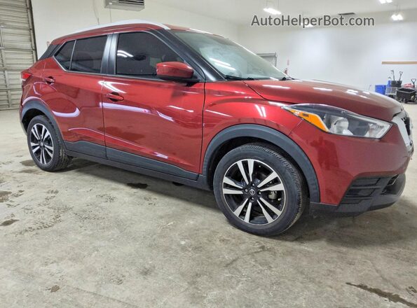 3N1CP5CU9KL564937 2019 NISSAN KICKS Red Delantero derecho