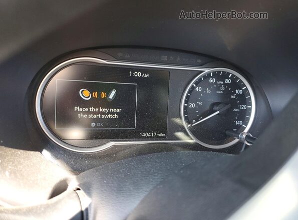 3N1CP5CUXJL536093 2018 NISSAN KICKS Синий Вид щитка приборов
